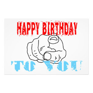 Herzlichen Glückwunsch zum Geburtstag! Fotodruck