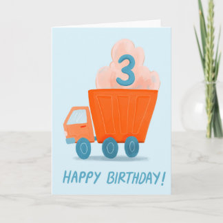 Herzlichen Glückwunsch zum Geburtstag für 3 Jahre Karte