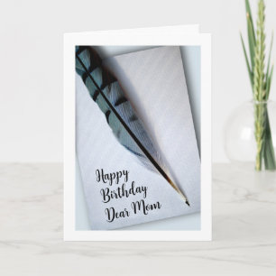 Herzlichen Glückwunsch zum Geburtstag für Mama Blu Karte