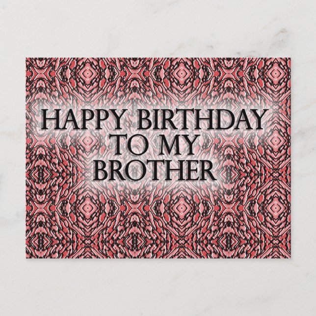 Herzlichen Glückwunsch zum Geburtstag für meinen B Postkarte (Vorderseite)