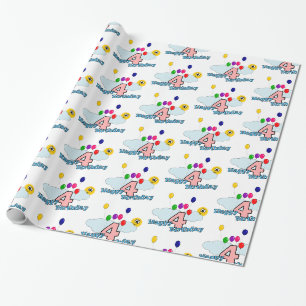 Herzlichen Glückwunsch zum Geburtstag Geschenkpapier
