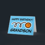 Herzlichen Glückwunsch zum Geburtstag Grandson spo Karte<br><div class="desc">Herzlichen Glückwunsch zum Geburtstag Grandson Sportgrüßkarte für den athletischen Basketball. Wünschen Sie Ihrem Enkel einen guten Geburtstag mit dieser sportlichen Grußkarte für Kinder. Niedlicher Druck für Jungen und Mädchen. Auch gut für Sohn im Jura und andere Familienmitglieder.</div>