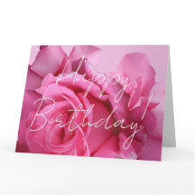 Herzlichen Glückwunsch zum Geburtstag hübsch rosa 