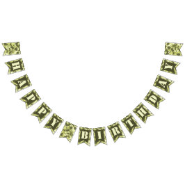 Herzlichen Glückwunsch zum Geburtstag in der Grüne Wimpelkette