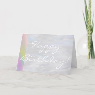 Herzlichen Glückwunsch zum Geburtstag in Lila Rain Karte