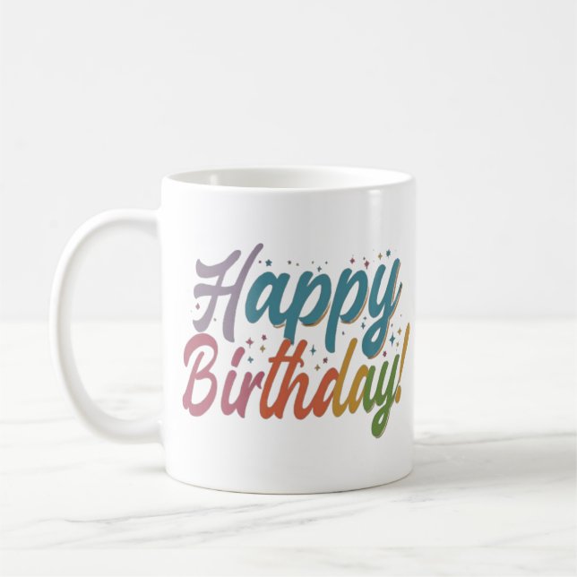 Herzlichen Glückwunsch zum Geburtstag Kaffeepause  Kaffeetasse (Links)
