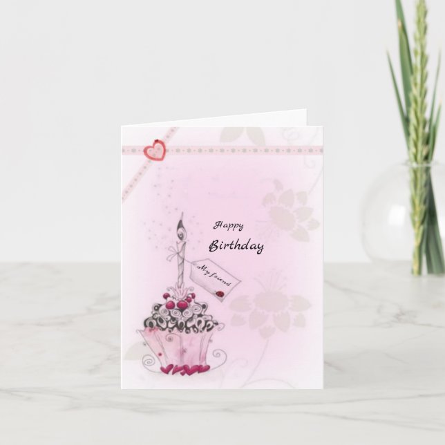 Herzlichen Glückwunsch zum Geburtstag Karte (Vorderseite)