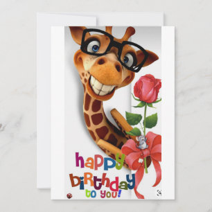 Herzlichen Glückwunsch zum Geburtstag! Karte