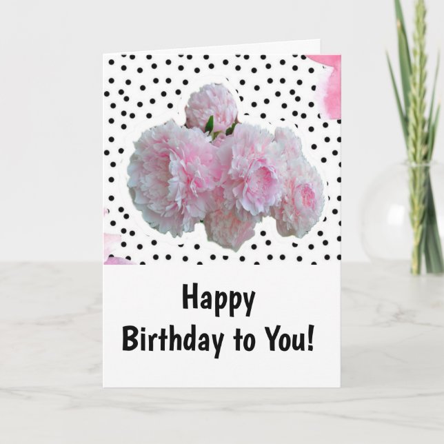 Herzlichen Glückwunsch zum Geburtstag! Karte (Vorderseite)