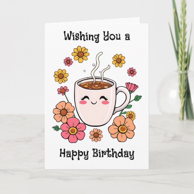 Herzlichen Glückwunsch zum Geburtstag Karte (Vorderseite)