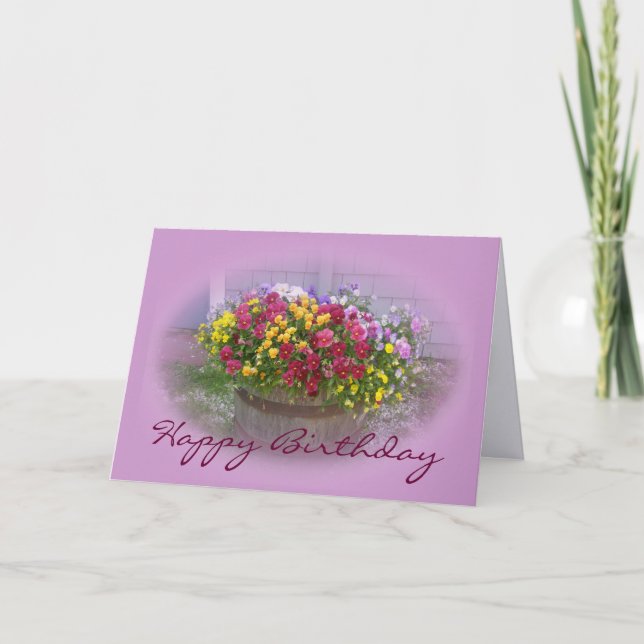 Herzlichen Glückwunsch zum Geburtstag Karte (Vorderseite)