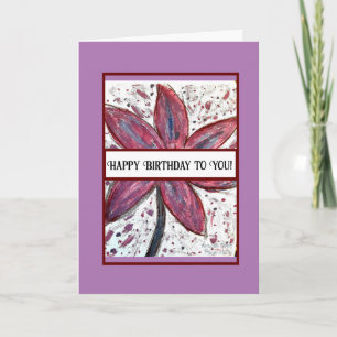 Herzlichen Glückwunsch zum Geburtstag! Karte