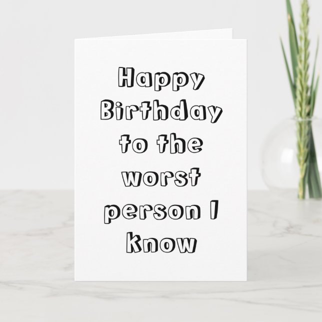 Herzlichen Glückwunsch zum Geburtstag Karte (Vorderseite)