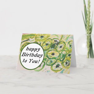 Herzlichen Glückwunsch zum Geburtstag! Karte