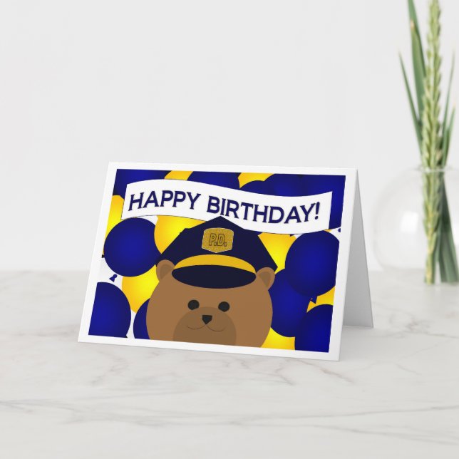 Herzlichen Glückwunsch zum Geburtstag! Karte (Vorderseite)