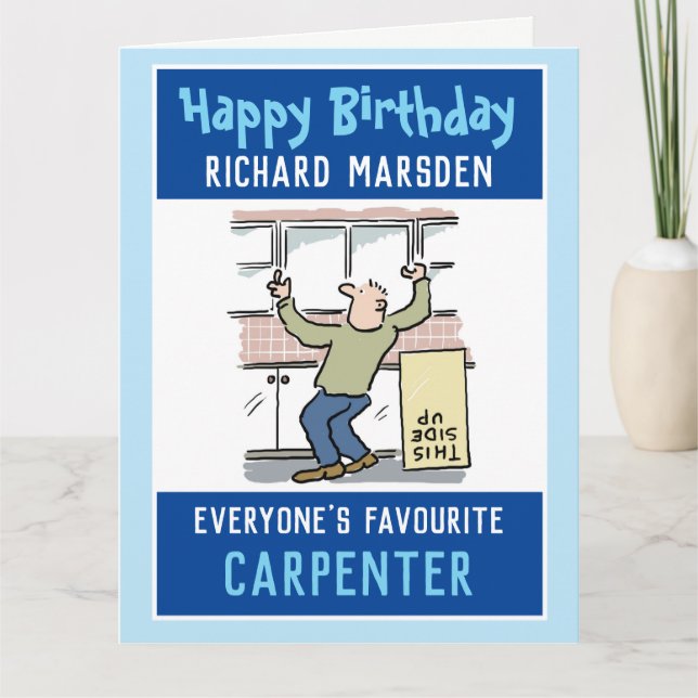 Herzlichen Glückwunsch zum Geburtstag Karte (Vorderseite)