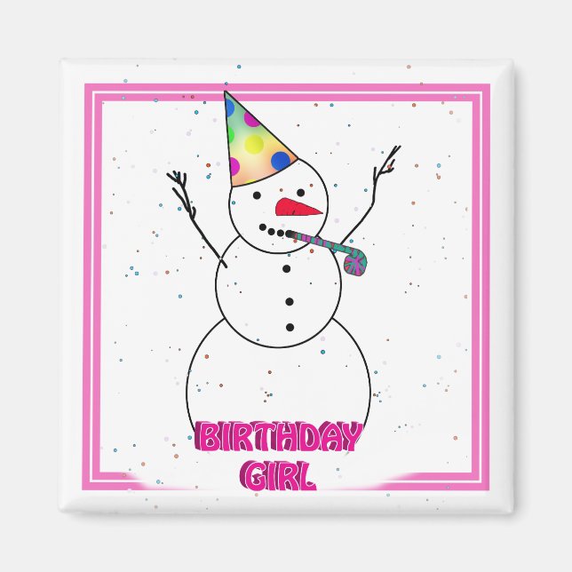 Herzlichen Glückwunsch zum Geburtstag! Magnet (Vorne)