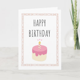 Herzlichen Glückwunsch zum Geburtstag - Mahjong-Fl Karte