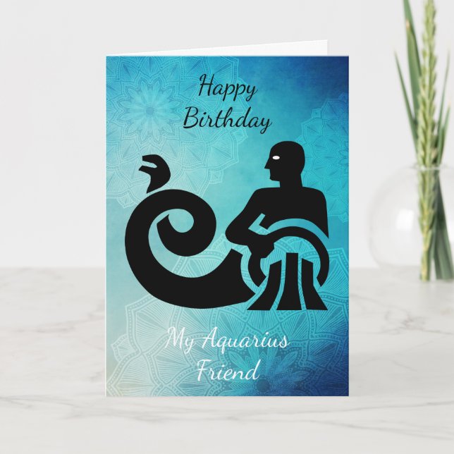 Herzlichen Glückwunsch zum Geburtstag meines Aquar Karte (Vorderseite)