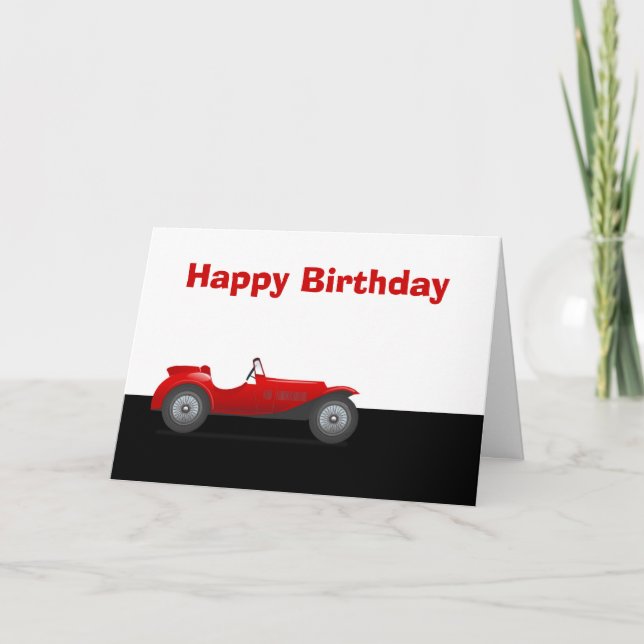 Herzlichen Glückwunsch zum Geburtstag mit dem Oldt Karte (Vorderseite)