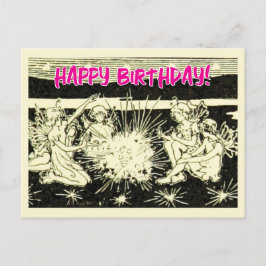 Herzlichen Glückwunsch zum Geburtstag mit einer Gr Postkarte