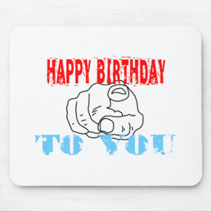 Herzlichen Glückwunsch zum Geburtstag! Mousepad