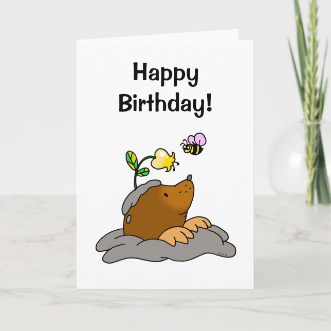 Herzlichen Glückwunsch zum Geburtstag! (niedliche  Karte (Vorderseite)