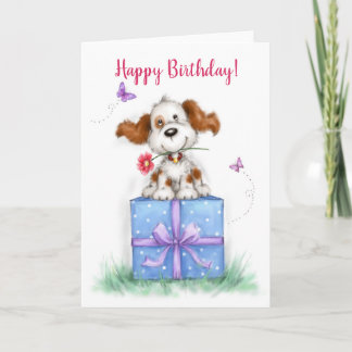 Herzlichen Glückwunsch zum Geburtstag, Niedlicher  Karte