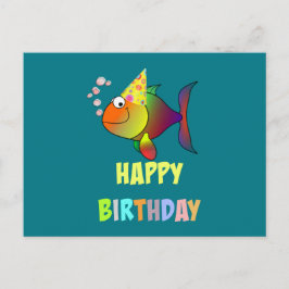 Herzlichen Glückwunsch zum Geburtstag, niedlicher Postkarte