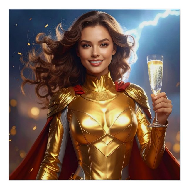 Herzlichen Glückwunsch zum Geburtstag oder Geburts Poster (Vorderseite)