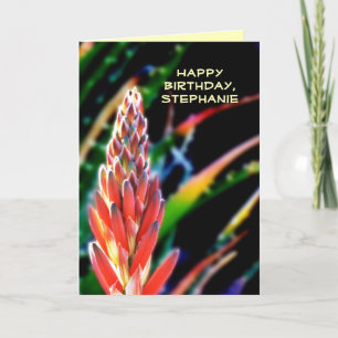 Herzlichen Glückwunsch zum Geburtstag, Personalisi Karte