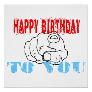 Herzlichen Glückwunsch zum Geburtstag! Poster