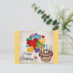 Herzlichen Glückwunsch zum Geburtstag Postkarte