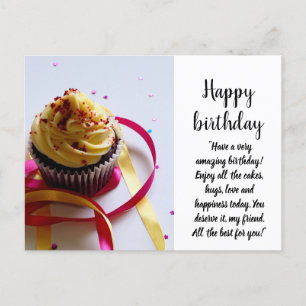 Herzlichen Glückwunsch zum Geburtstag Postkarte