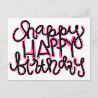 Herzlichen Glückwunsch zum Geburtstag Postkarte
