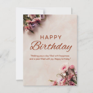 Herzlichen Glückwunsch zum Geburtstag Postkarte