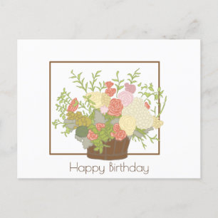 Herzlichen Glückwunsch zum Geburtstag Postkarte
