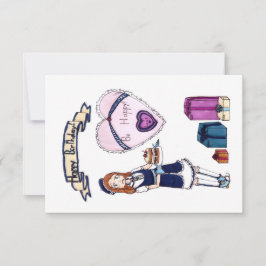 Herzlichen Glückwunsch zum Geburtstag RSVP Karte