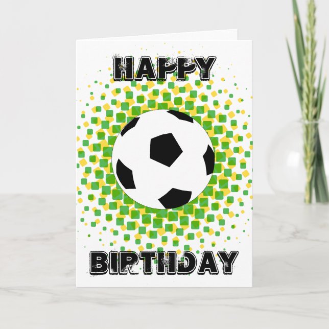Herzlichen Glückwunsch zum Geburtstag Sportfan! Karte (Vorderseite)