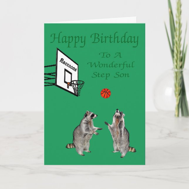 Herzlichen Glückwunsch zum Geburtstag, um die Son  Karte (Vorderseite)