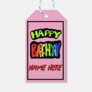 Herzlichen Glückwunsch zum Geburtstag und persönli Geschenkanhänger