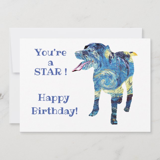 Herzlichen Glückwunsch zum Geburtstag, Van Gogh. (Vorderseite)