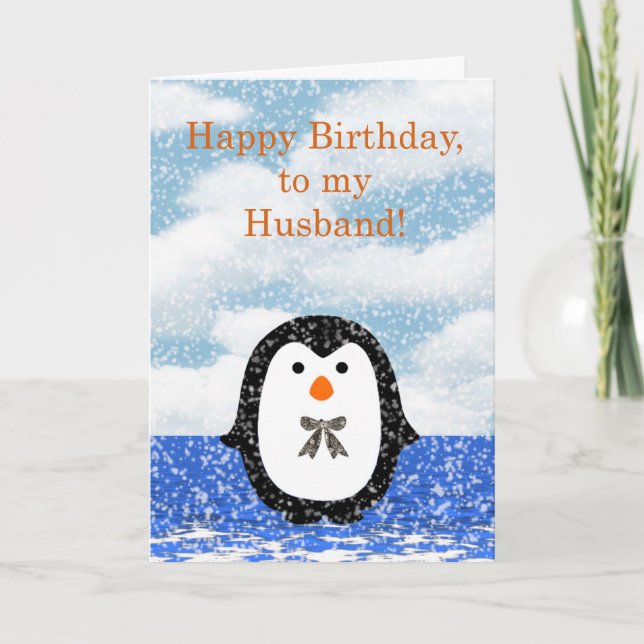 Herzlichen Glückwunsch zum Geburtstag von Husband  Karte (Vorderseite)