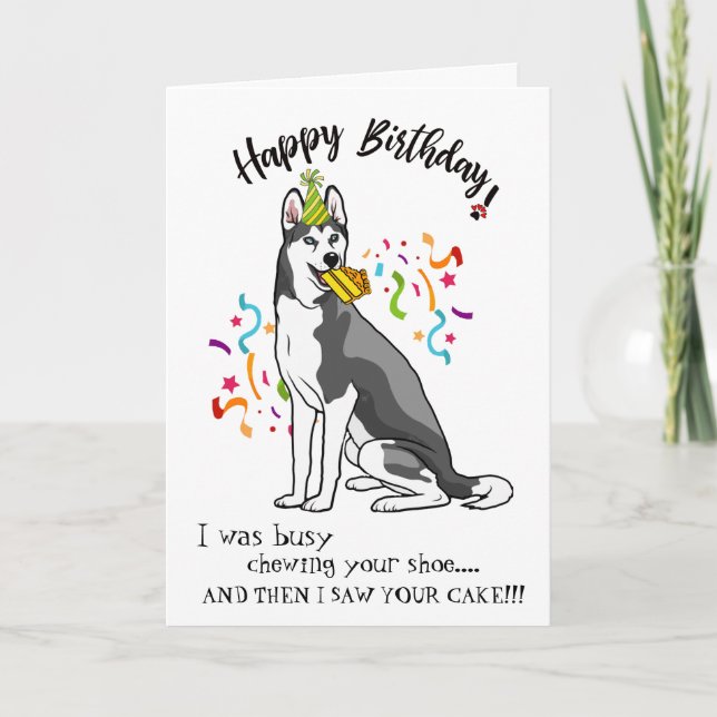 Herzlichen Glückwunsch zum Geburtstag von Ihrem si Karte (Vorderseite)