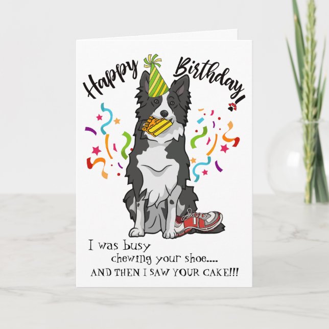Herzlichen Glückwunsch zum Geburtstag von Ihrer Bo Karte (Vorderseite)