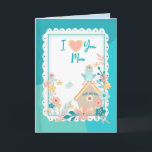 Herzlichen Glückwunsch zum Geburtstag, zur MAMA, z Karte<br><div class="desc">Hier finden Sie eine Auswahl an Grußkarten,  die in schönen Aquarelle von Vögeln,  Blume und einem Vogelhaus entworfen wurden.</div>