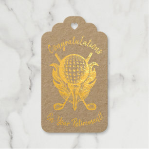 Herzlichen Glückwunsch zum Golf Club Ball für Ihre Geschenkanhänger