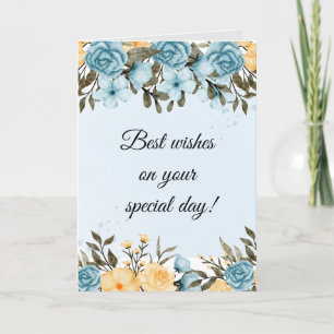 Herzlichen Glückwunsch zum Hochzeitstag Karte