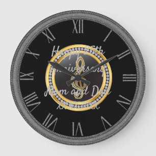 Herzlichen Glückwunsch zum Jubiläum Große Wanduhr