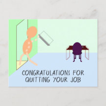 Herzlichen Glückwunsch zum Kündigen Deines Jobs -